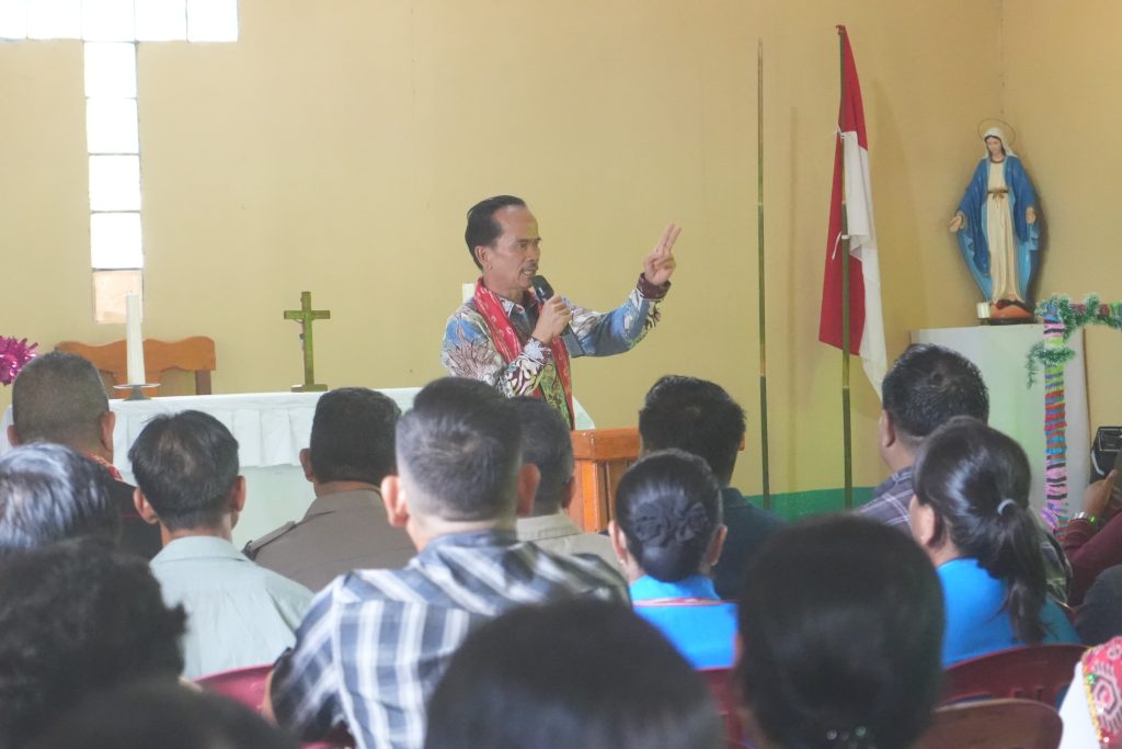 Bupati Sintang, Gregorius Herkulanus Bala menghadiri acara WKRI