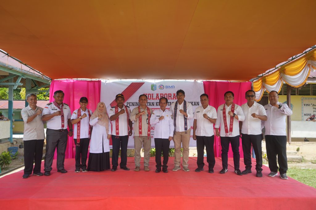 Bupati Sintang, Gregorius Herkulanus Bala menghadiri kegiatan CSR di SDN 23 Balai Harapan, Kecamatan Tempunak, Kabupaten Sintang, Rabu, 18 Juni 2025.