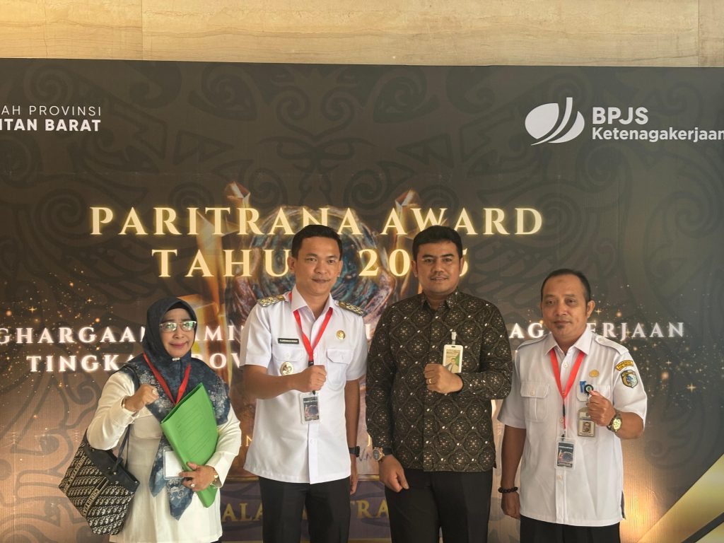 Wakil Bupati Sintang, Florensius Ronny di acara Paritrana Award Tahun 2025. Kegiatan ini berlangsung pada Rabu, 30 Juli 2025 di Hotel Mercure Pontianak.